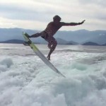 Josh Kerr & Noa Dane - wakesurfing