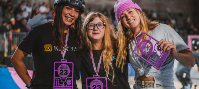 Simple Session 23 – 1st day results: Bethany Hedrick took the women’s BMX win